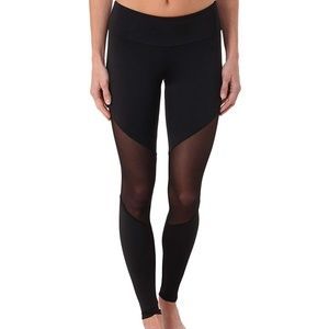 Onzie Track Leggings with Mesh